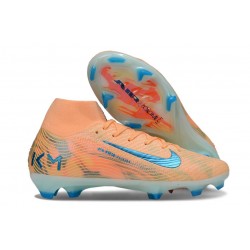 Nike Air Zoom Mercurial Superfly X Elite FG KM Arancio Blu