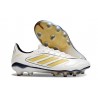 Scarpa da Clacio Adidas Copa Pure 3 FG Ftwr Bianco Matte Oro Nero Core