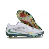 Scarpe da Calcio Nike Phantom 6 Elite Low FG Bianco Verde Argento