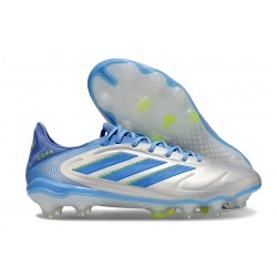 Scarpa da Clacio Adidas Copa Pure 3 FG Halo Blu Blu Fusion Limone Lucido