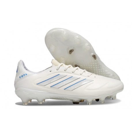 Scarpa Adidas Copa Pure 3 FG Bianco Argento Metallico Royal Acceso