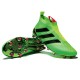 Nuovi Scarpette da Calcio Adidas Ace 16+ Purecontrol FG / AG Verde Solar Rosa Shock Nero