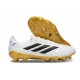 Scarpa da Clacio Adidas Copa Pure 3 FG Bianco Nero Core Oro Met