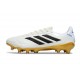 Scarpa da Clacio Adidas Copa Pure 3 FG Bianco Nero Core Oro Met