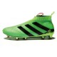 Nuovi Scarpette da Calcio Adidas Ace 16+ Purecontrol FG / AG Verde Solar Rosa Shock Nero