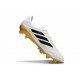 Scarpa da Clacio Adidas Copa Pure 3 FG Bianco Nero Core Oro Met