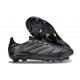 Scarpa Adidas Copa Pure 3 FG Nero Core Grigio Solido Limone Lucido