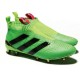 Nuovi Scarpette da Calcio Adidas Ace 16+ Purecontrol FG / AG Verde Solar Rosa Shock Nero