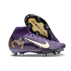Nike Zoom Mercurial Superfly 10 Elite SG-Pro MBAPPE Grand Viola Avorio Pallido