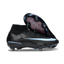 Nike Zoom Mercurial Superfly 10 Elite SG-Pro Nero Blu Ghiaccio