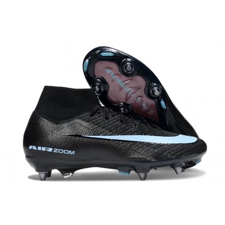 Nike Zoom Mercurial Superfly 10 Elite SG-Pro Nero Blu Ghiaccio
