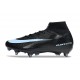 Nike Zoom Mercurial Superfly 10 Elite SG-Pro Nero Blu Ghiaccio