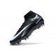 Nike Zoom Mercurial Superfly 10 Elite SG-Pro Nero Blu Ghiaccio