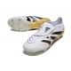 Scarpe da Calcio adidas Predator Elite FT SG Ftwr Bianco Nero Oro Met