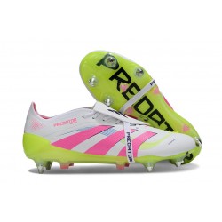 Scarpe da Calcio adidas Predator Elite FT SG Bianco Rosa Giallo
