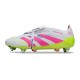 Scarpe da Calcio adidas Predator Elite FT SG Bianco Rosa Giallo