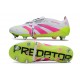 Scarpe da Calcio adidas Predator Elite FT SG Bianco Rosa Giallo