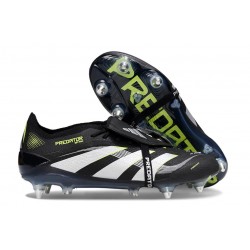 Scarpe da Calcio adidas Predator Elite FT SG Nero Bianco Giallo