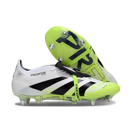 Scarpe da Calcio adidas Predator Elite FT SG Bianco Nero Giallo