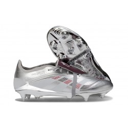 Scarpe da Calcio adidas Predator Elite FT SG Argento Rosso