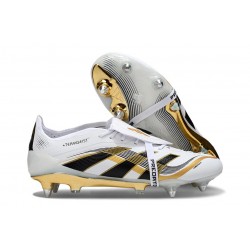 Scarpe da Calcio adidas Predator Elite FT SG Bianco Nero Oro Met