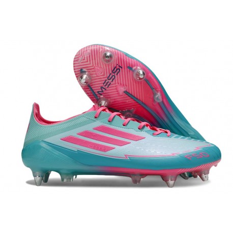 adidas F50 Elite SG X Messi Flash Acqua Rosa Lucido Ciano Lucido