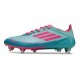 adidas F50 Elite SG X Messi Flash Acqua Rosa Lucido Ciano Lucido