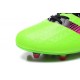 2016 Scarpini Calcio Adidas ACE 16.1 Primeknit FG/AG - Verde Solar Rosa Shock Nero