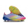 Scarpe Calcio adidas F50 Elite SG Blu Fusion Limone Lucido Rosa Lucido