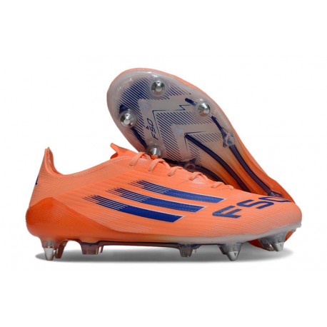 Scarpe da Calcio adidas F50 Elite SG Arancione Blu