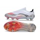 Scarpe da Calcio adidas F50 Elite SG Pro MESSI Ftwr Bianco Rosso Lucido Argento Metallico