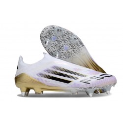 Scarpe da Calcio adidas F50 Elite SG Pro Bianco Nero Core Oro Met
