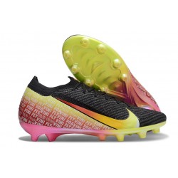Scarpe Nike Mercurial Vapor XVI Elite AG Pro Noir Jaune Rouge Vert