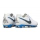 Scarpa Nike Tiempo Legend 10 Elite FG Bianco Blu Grigio