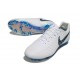 Scarpa Nike Tiempo Legend 10 Elite FG Bianco Blu Grigio