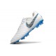 Scarpa Nike Tiempo Legend 10 Elite FG Bianco Blu Grigio