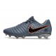Scarpa Nike Tiempo Legend 10 Elite FG Blu Eclissi Arancione 