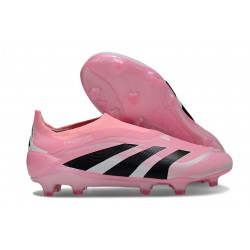 Adidas Predator Elite Senza Lacci Fg Rosa Nero