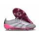 adidas Predator Elite FG Scarpa Grigio Rosa Bianco