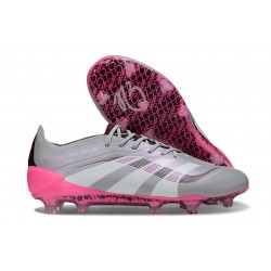 adidas Predator Elite FG Scarpa Grigio Rosa Bianco