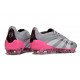 adidas Predator Elite FG Scarpa Grigio Rosa Bianco