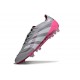 adidas Predator Elite FG Scarpa Grigio Rosa Bianco