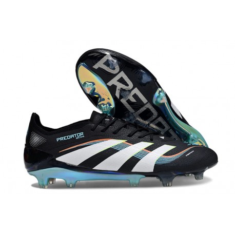adidas Predator Elite FG Scarpa Nero Bianco Blu