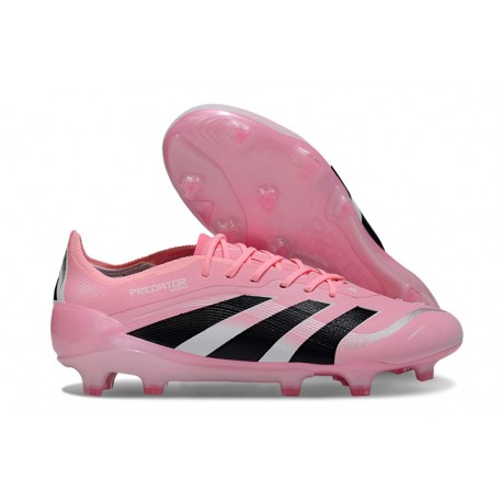 adidas Predator Elite FG Scarpa Rosa Nero