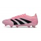 adidas Predator Elite FG Scarpa Rosa Nero
