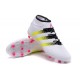 Scarpini Calcio Uomo - Adidas ACE 16.1 Primeknit FG/AG - Bianco Semi Solar Slime Blu Shock