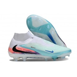 Nike Phantom 6 Elite High FG Blu Bianco Arancione