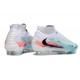 Nike Phantom 6 Elite High FG Blu Bianco Arancione