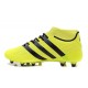 Scarpini Calcio Uomo - Adidas ACE 16.1 Primeknit FG/AG - Nero Giallo