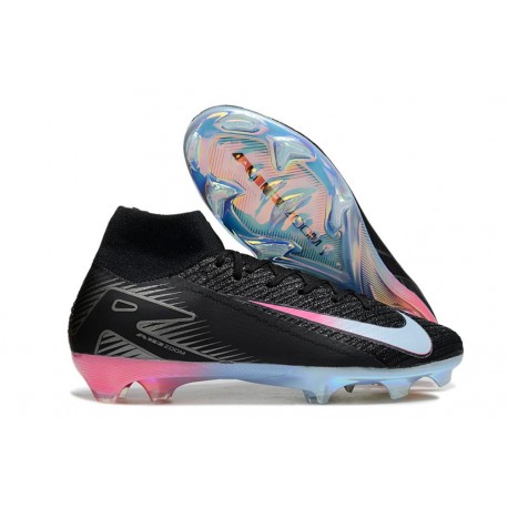 Scarpa da Calcio Nike Mercurial Superfly 10 Elite FG Nero Blu Rosa